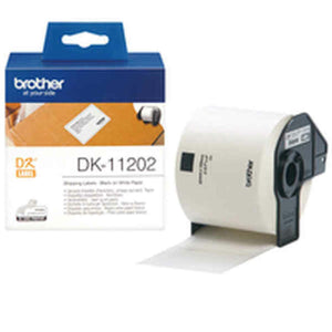 Drucker-Label Brother DK11202 Weiß Schwarz/Weiß