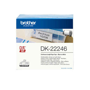 Von Drucker-Label Brother DK22246 Weiß Schwarz